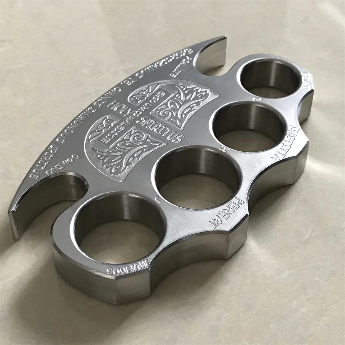 Precision Solid Steel Warrior knuckle Duster - Image 5