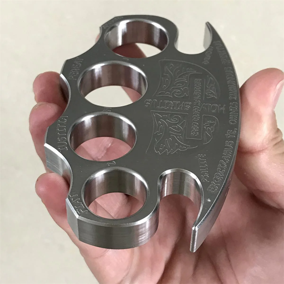 Precision Solid Steel Warrior knuckle Duster - Image 6