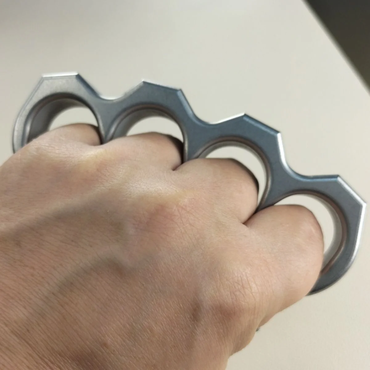 Precision Stainless Steel Knuckle Duster Security Defense Window Breaker Boxing Combat EDC Tool - Image 6