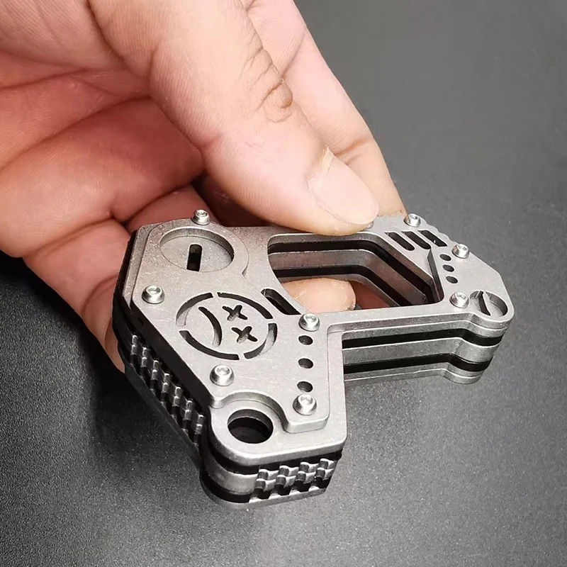 Precision Steel Knuckle Duster Window Breaker Survival Weapon Outdoor Carry EDC Tool - Image 5