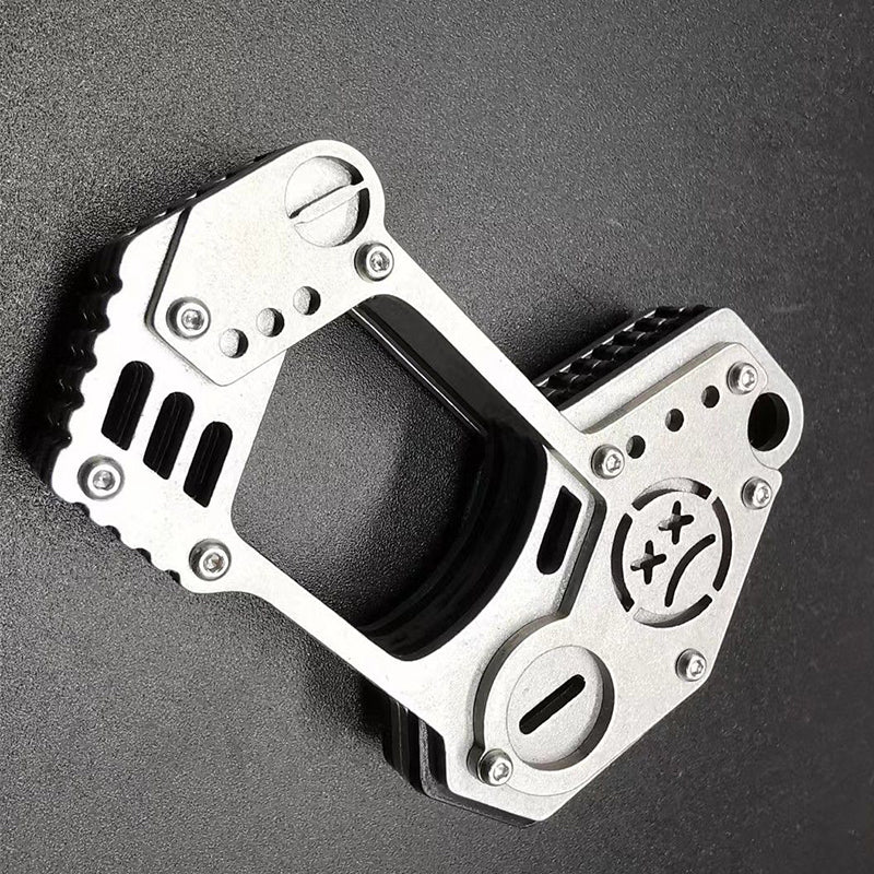Precision Steel Knuckle Duster Window Breaker Survival Weapon Outdoor Carry EDC Tool - Image 7