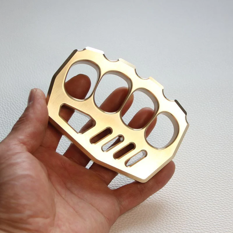 Precision Thickened Brass Knuckle Duster Boxing Self-Defense Gear - Image 3