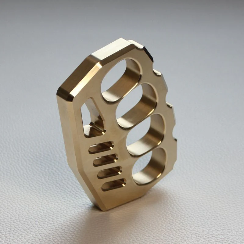 Precision Thickened Brass Knuckle Duster Boxing Self-Defense Gear - Image 4