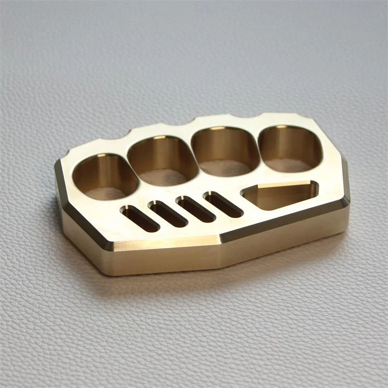 Precision Thickened Brass Knuckle Duster Boxing Self-Defense Gear - Image 5
