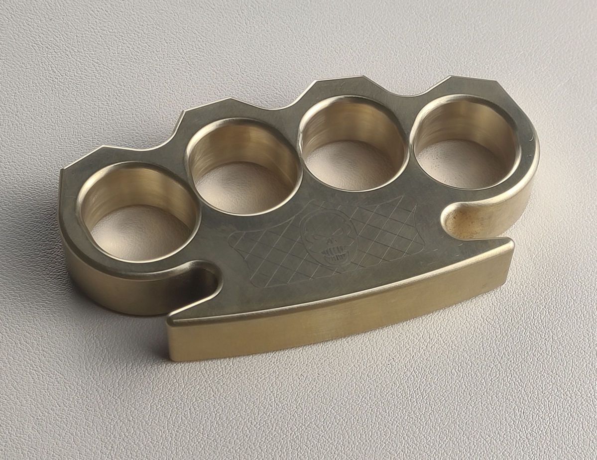 Precision Thickened Brass Knuckle Duster Security Defense Window Breaker Boxing Fighting EDC Tool - Image 5