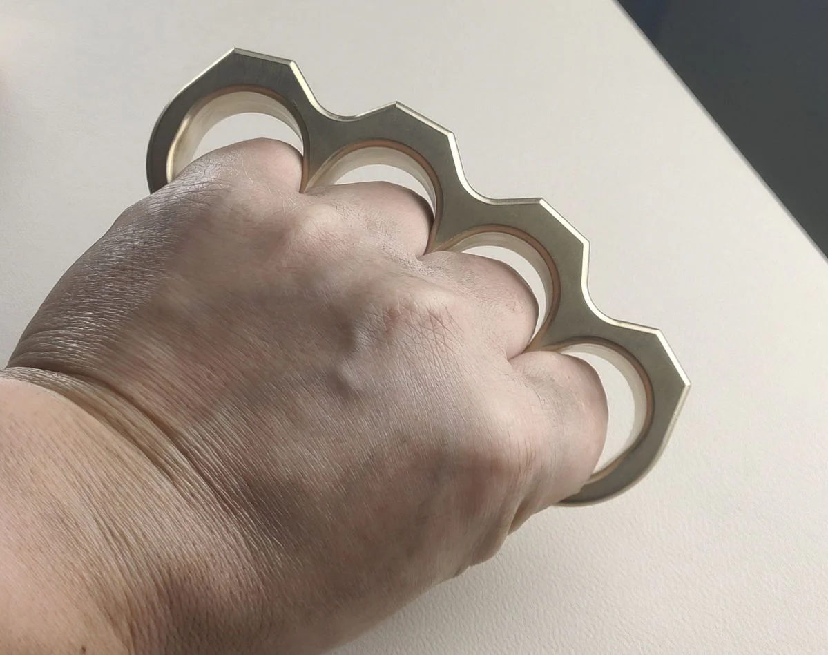 Precision Thickened Brass Knuckle Duster Security Defense Window Breaker Boxing Fighting EDC Tool - Image 7