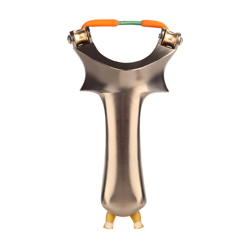 Pulley Slingshot Aluminum Alloy Accurate Fish Shooting Rapid Fire Slingshot High Precision Outdoor Professional Athletic - Image 9