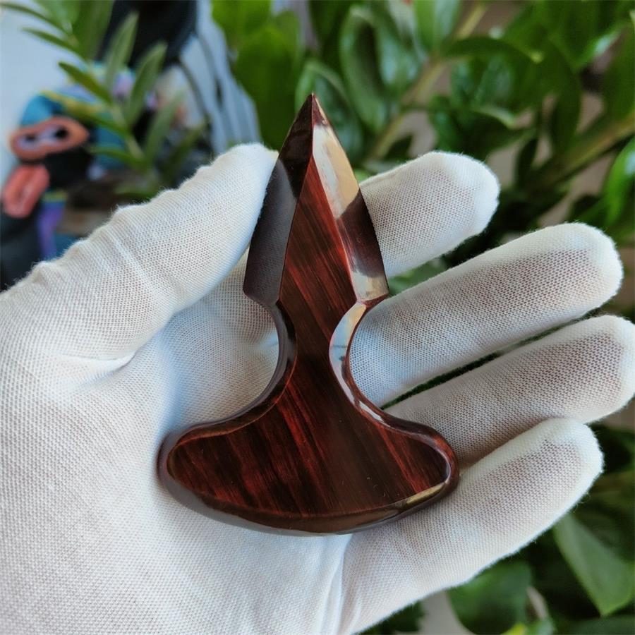 Pure Hand-polished Rosewood Hand Thorn Self-defense Tool - Image 5