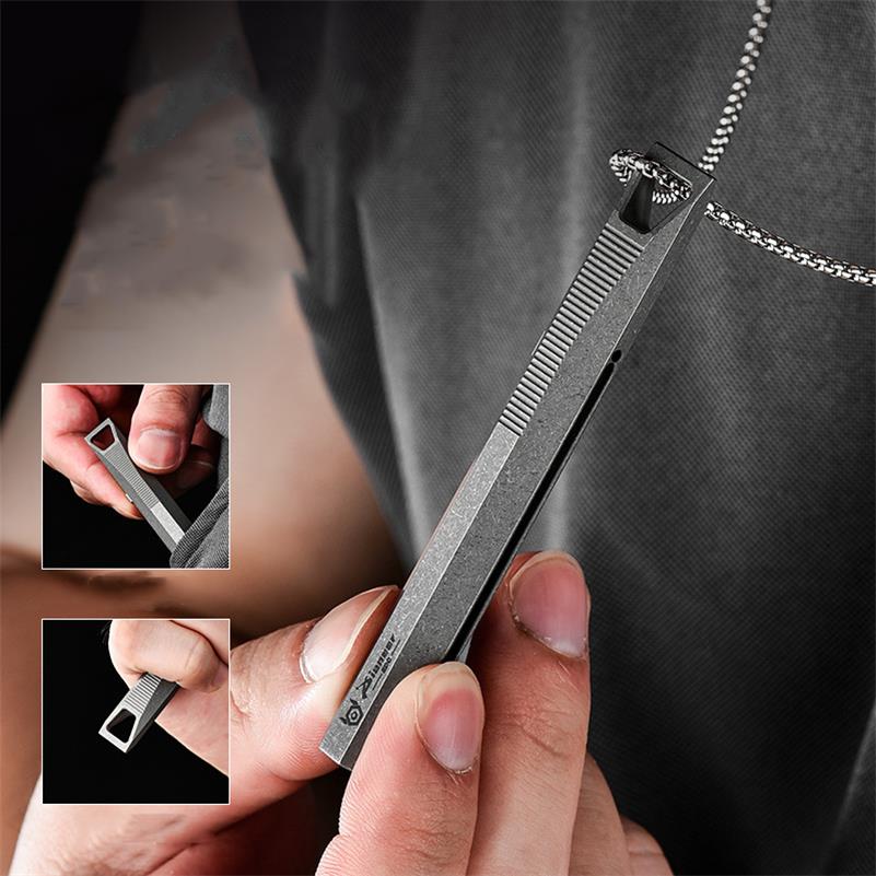 Push Slide Tactical Pen Titanium Crowbar - Image 2