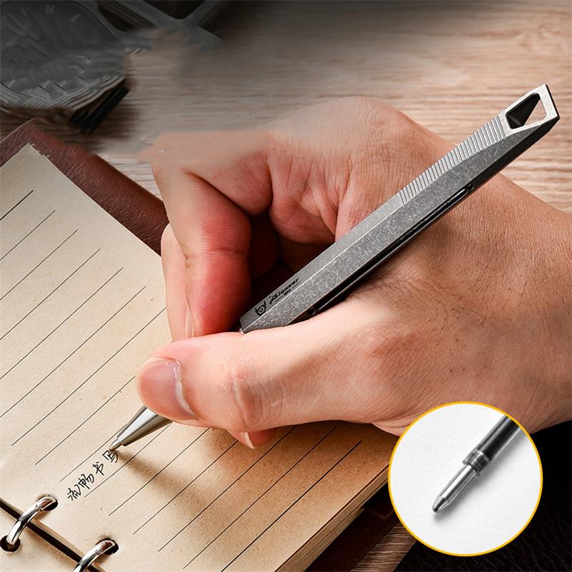 Push Slide Tactical Pen Titanium Crowbar - Image 5