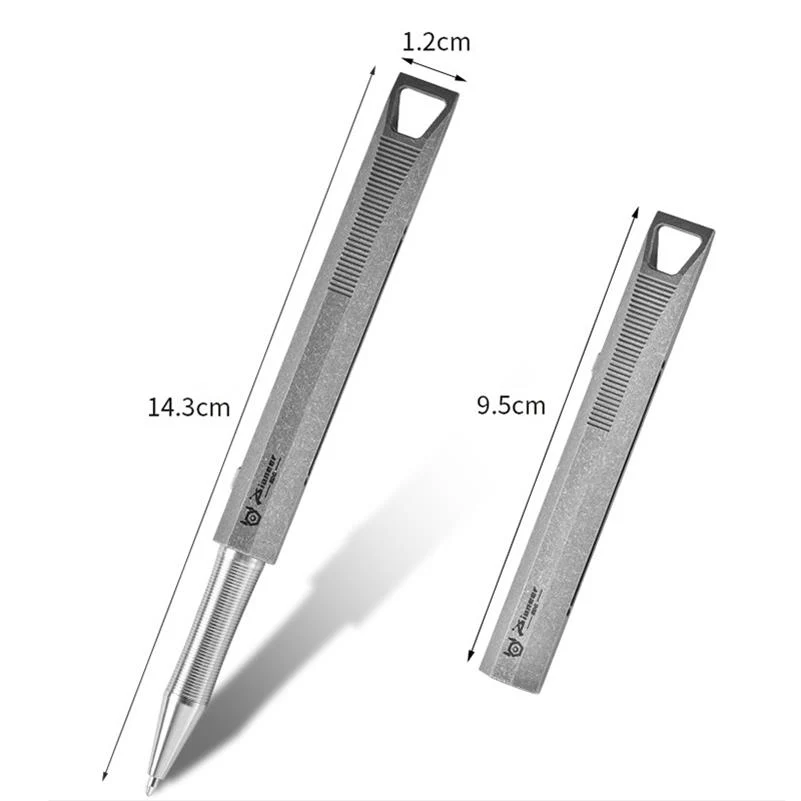 Push Slide Tactical Pen Titanium Crowbar - Image 9