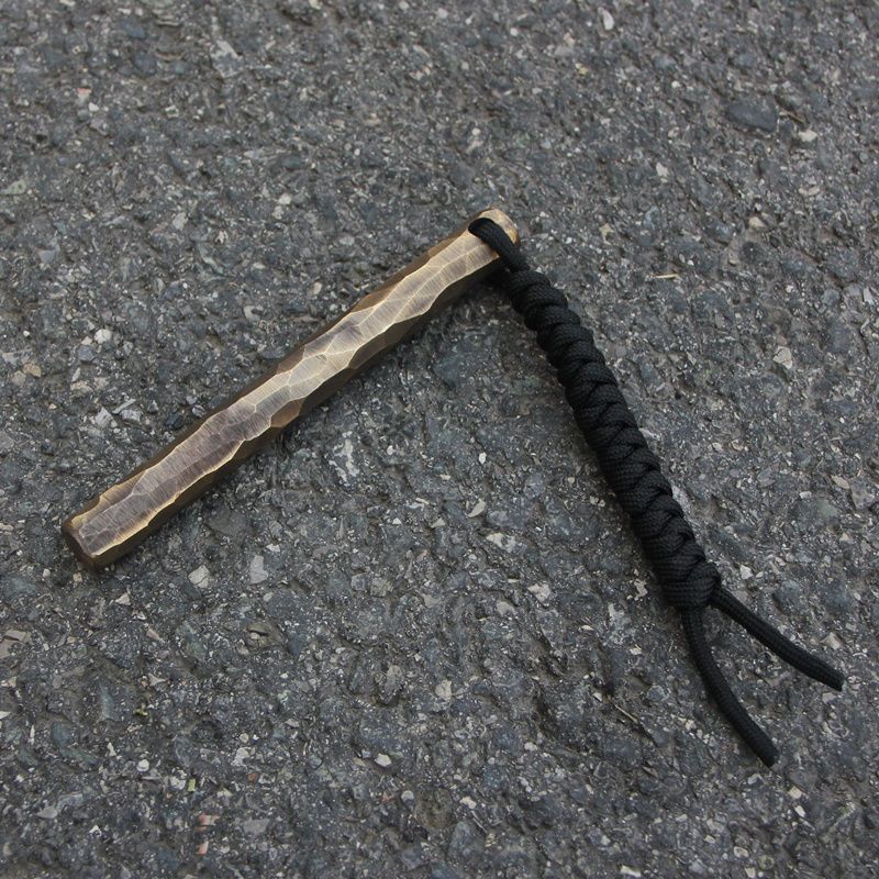 Retro Brass Self-defense Stick EDC Tool - Image 6