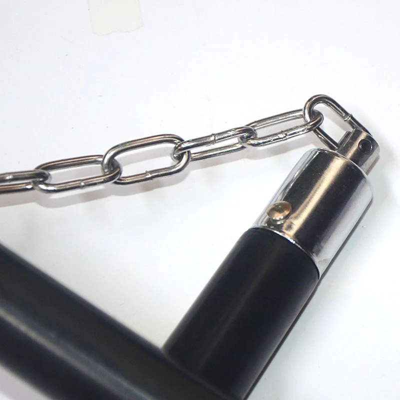 Rubber Nunchaku Elastic Thickened Chain Practice Training Self Defense EDC Tool - Image 4
