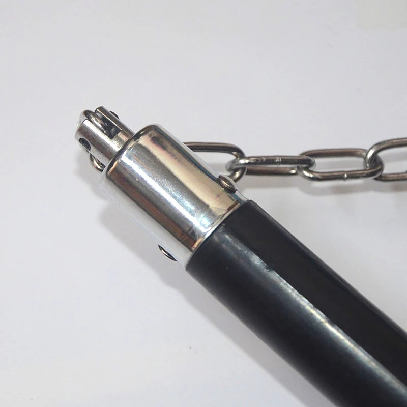 Rubber Nunchaku Elastic Thickened Chain Practice Training Self Defense EDC Tool - Image 8