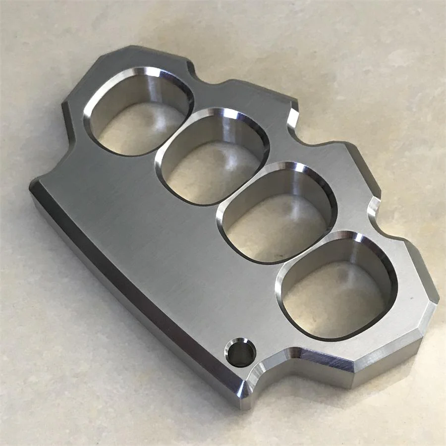 Rugged Stainless Steel Knuckle Duster Finger Buckle Outdoor Defense Boxing Window Breaker Combat Training Gear - Image 10