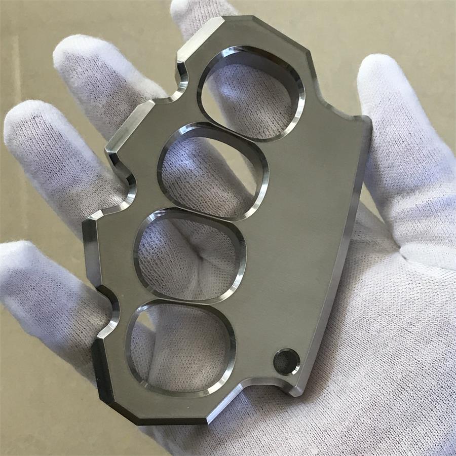 Rugged Stainless Steel Knuckle Duster Finger Buckle Outdoor Defense Boxing Window Breaker Combat Training Gear - Image 14
