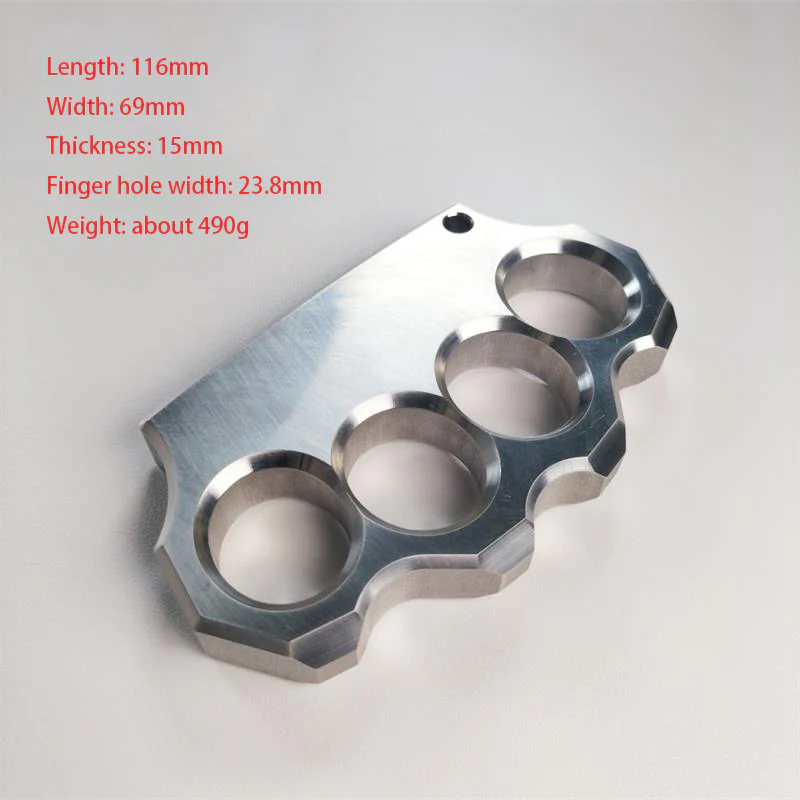 Rugged Stainless Steel Knuckle Duster Finger Buckle Outdoor Defense Boxing Window Breaker Combat Training Gear - Image 20