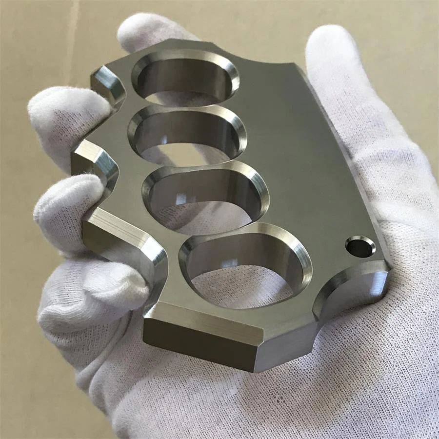 Rugged Stainless Steel Knuckle Duster Finger Buckle Outdoor Defense Boxing Window Breaker Combat Training Gear - Image 5