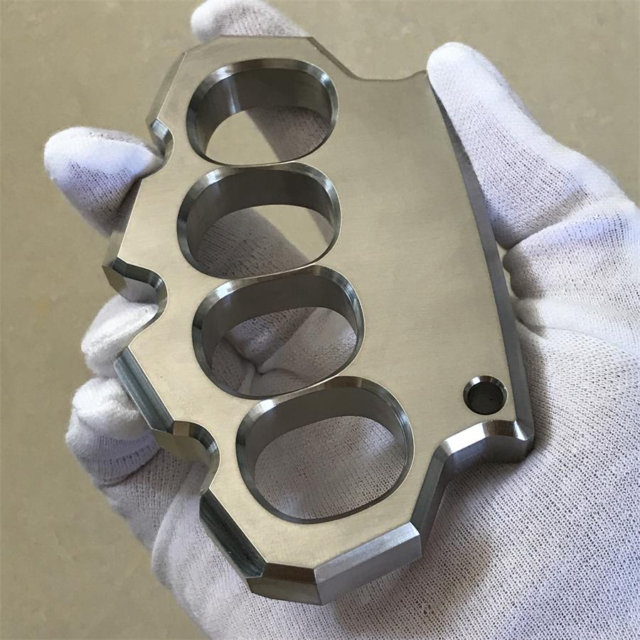 Rugged Stainless Steel Knuckle Duster Finger Buckle Outdoor Defense Boxing Window Breaker Combat Training Gear - Image 7