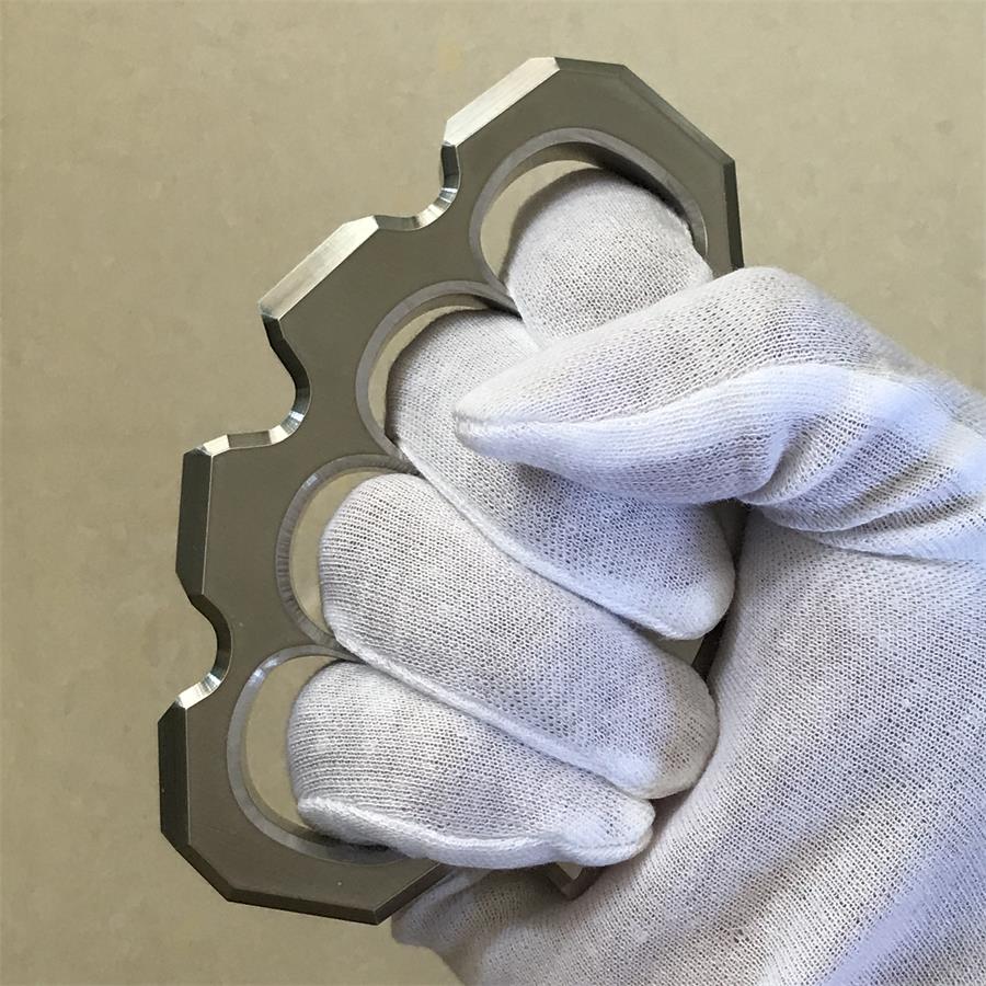 Rugged Stainless Steel Knuckle Duster Finger Buckle Outdoor Defense Boxing Window Breaker Combat Training Gear - Image 9