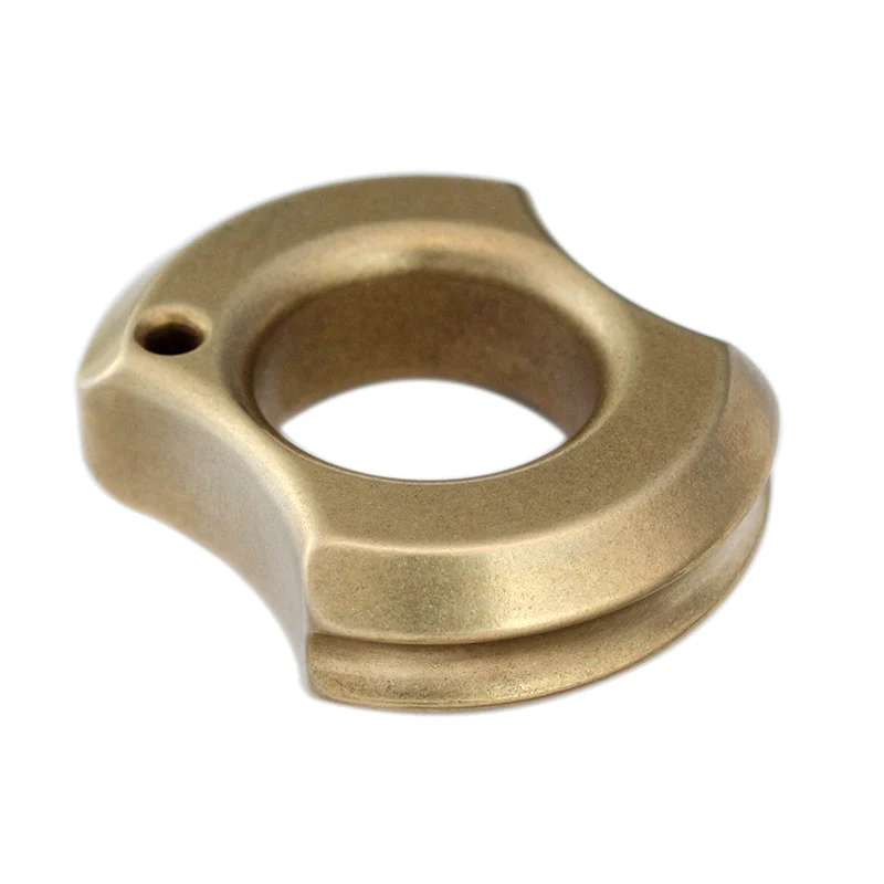 Single Finger Brass Knuckle Duster Portable Self Defense EDC Tool - Image 8