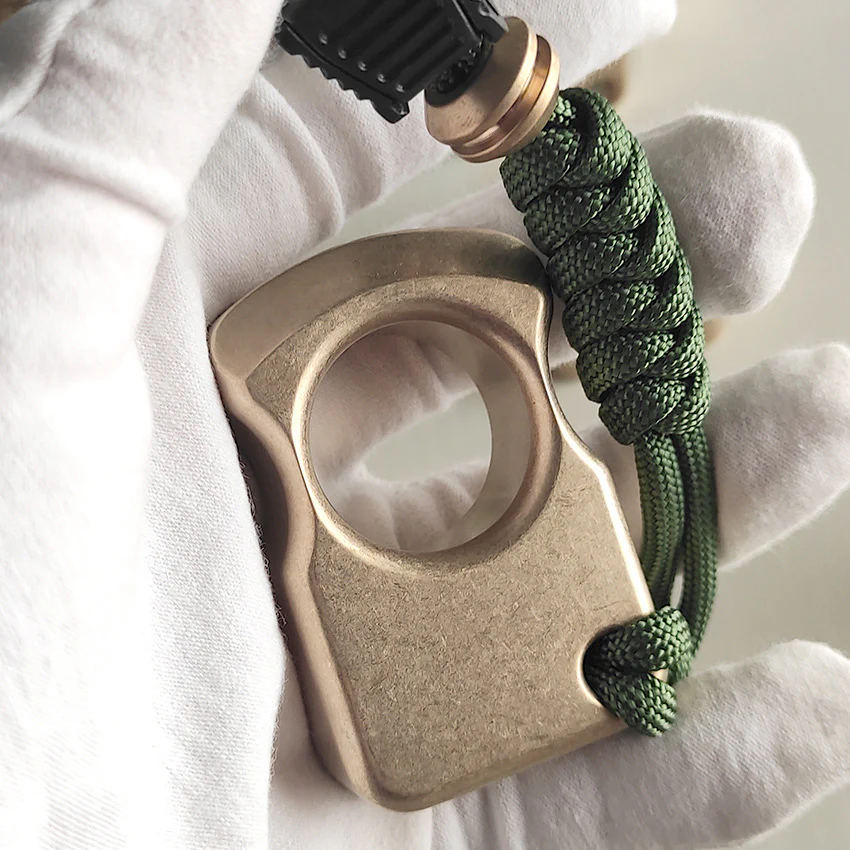 Single Finger Brass Knuckle Multi-style Defense Tool - Image 12