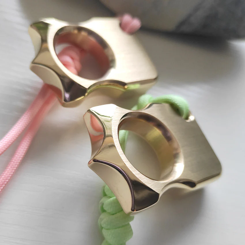 Single Finger Brass Knuckle Multi-style Defense Tool - Image 13