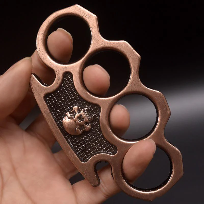 SKULL - EDC window breaker brass knuckles duster outdoor supplies - Image 3