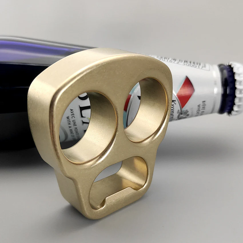 Skull Knuckle Duster Bottle Opening EDC Tool - Image 3