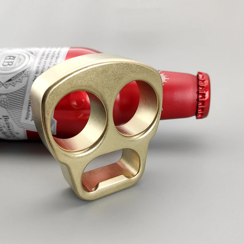 Skull Knuckle Duster Bottle Opening EDC Tool - Image 5
