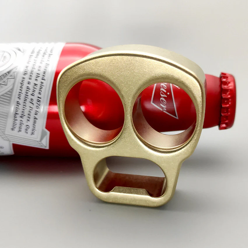 Skull Knuckle Duster Bottle Opening EDC Tool - Image 6