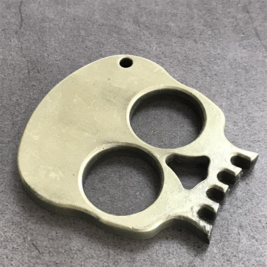 Skull Two-Finger Knuckle Duster EDC Decoration - Image 3