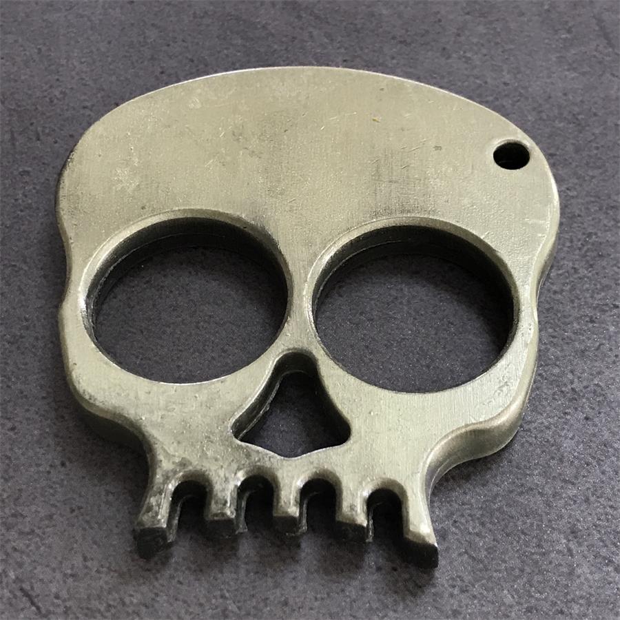Skull Two-Finger Knuckle Duster EDC Decoration - Image 6