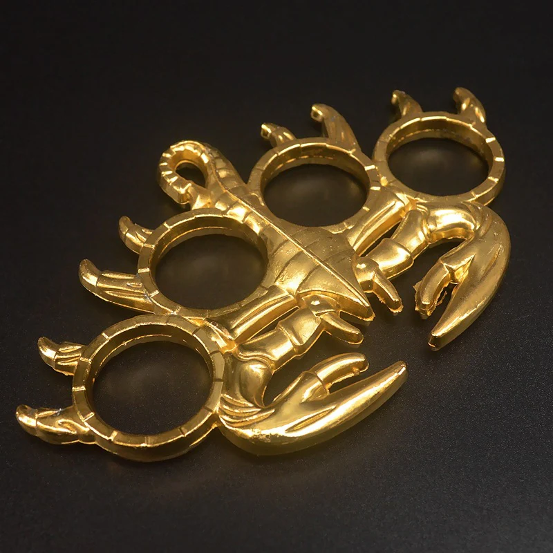 Small Scorpion Style Knuckle Duster Four-fingered Tiger Defense Gloves with Car Broken Window Fight Boxing Ring Life-saving EDC Tool - Image 8