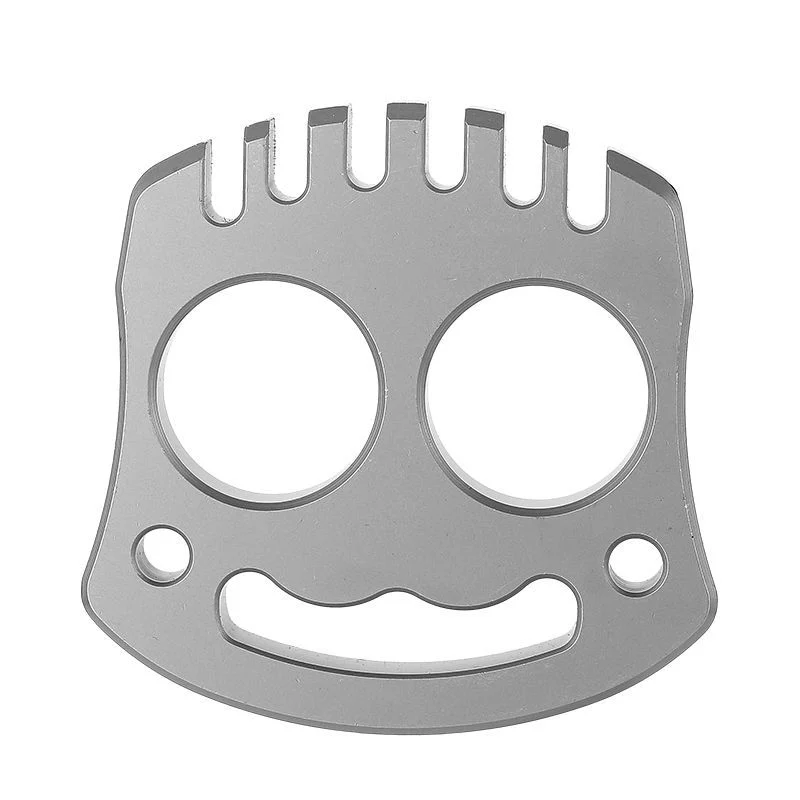 Smile Multifunctional Steel Knuckle Duster Self Defense Window Breaker EDC Tool Boxing Training Combat Protective Gear - Image 8