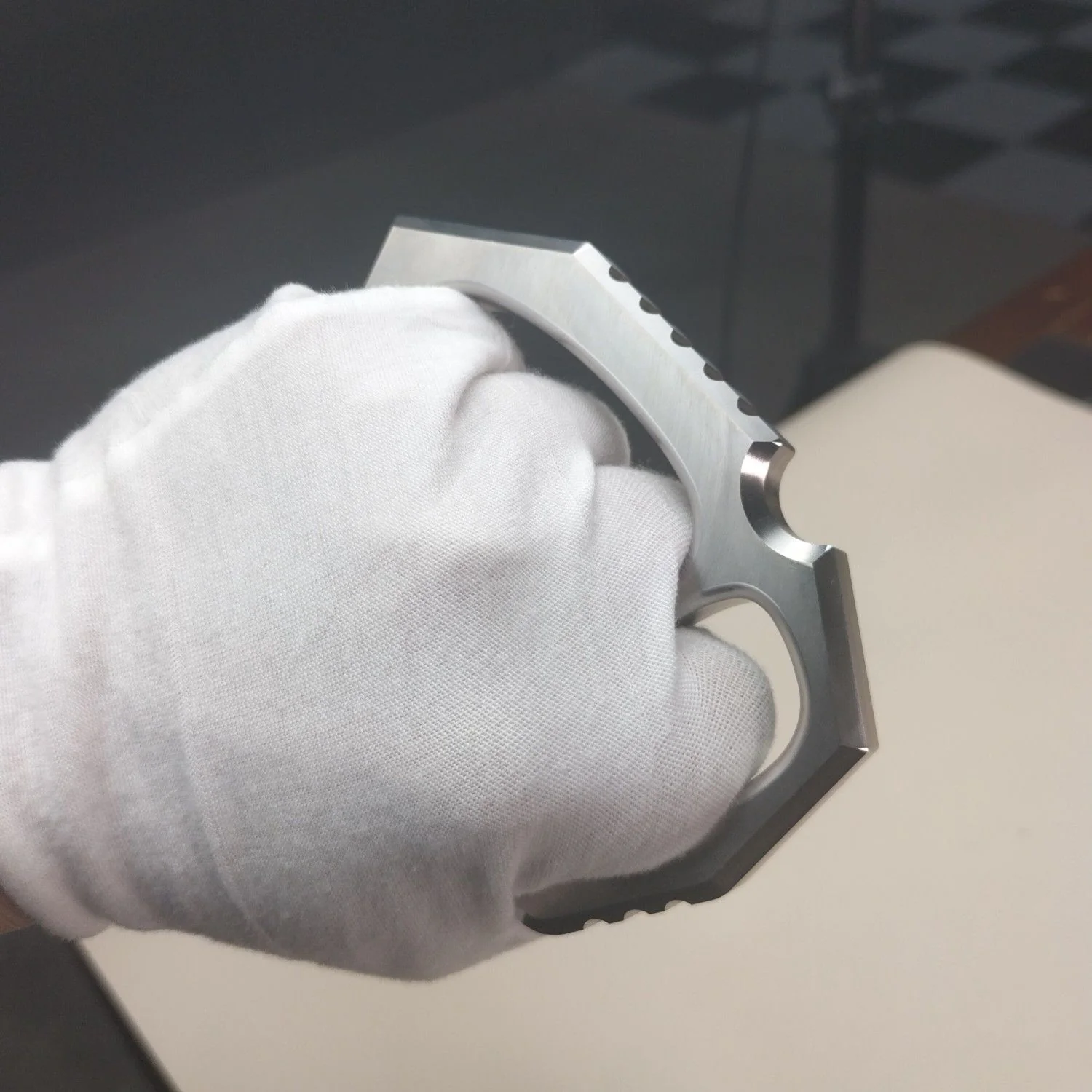 Solid 304 Stainless Steel Knuckle Duster Finger Buckle Self Defense Window Breaking EDC Tool Boxing Training Combat Guards - Image 7