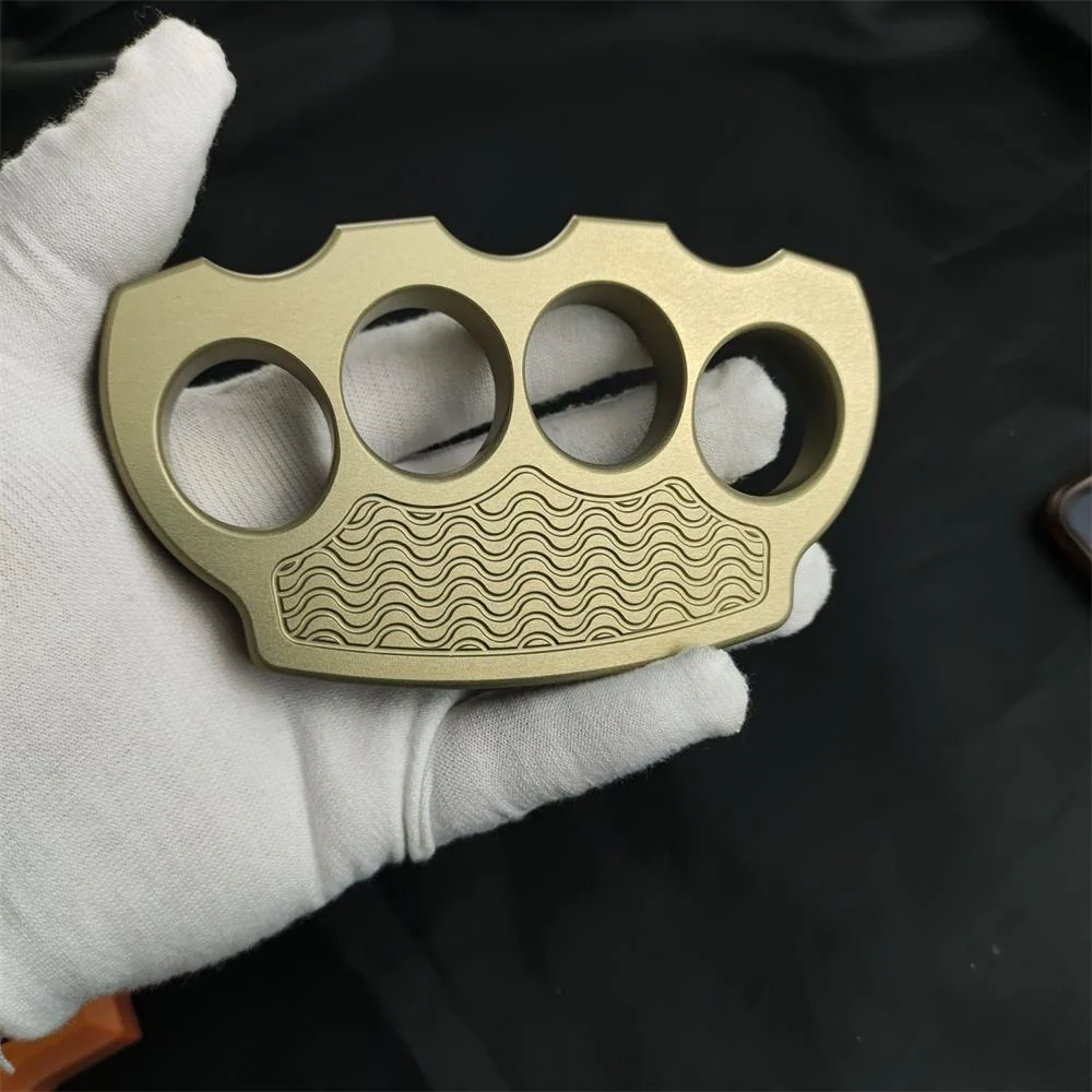 Solid Aluminum Knuckle Boxing Broken Window Self Defense EDC Tool - Image 4