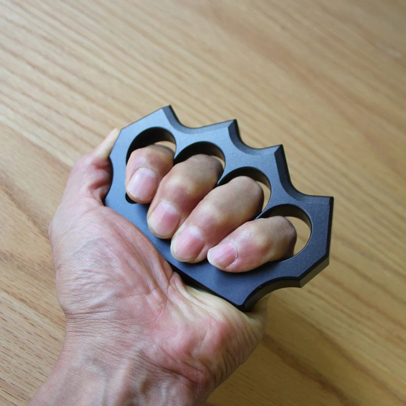 Solid Aluminum Knuckle Duster Portable Window Breaker Tool - Image 3