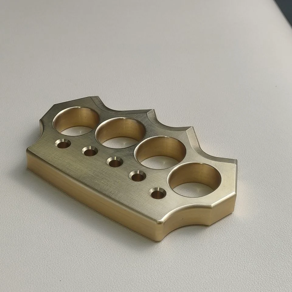 Solid Brass Knuckle Duster Defense Boxing Emergency Window Breaking Grappling Fighting EDC Tool - Image 3