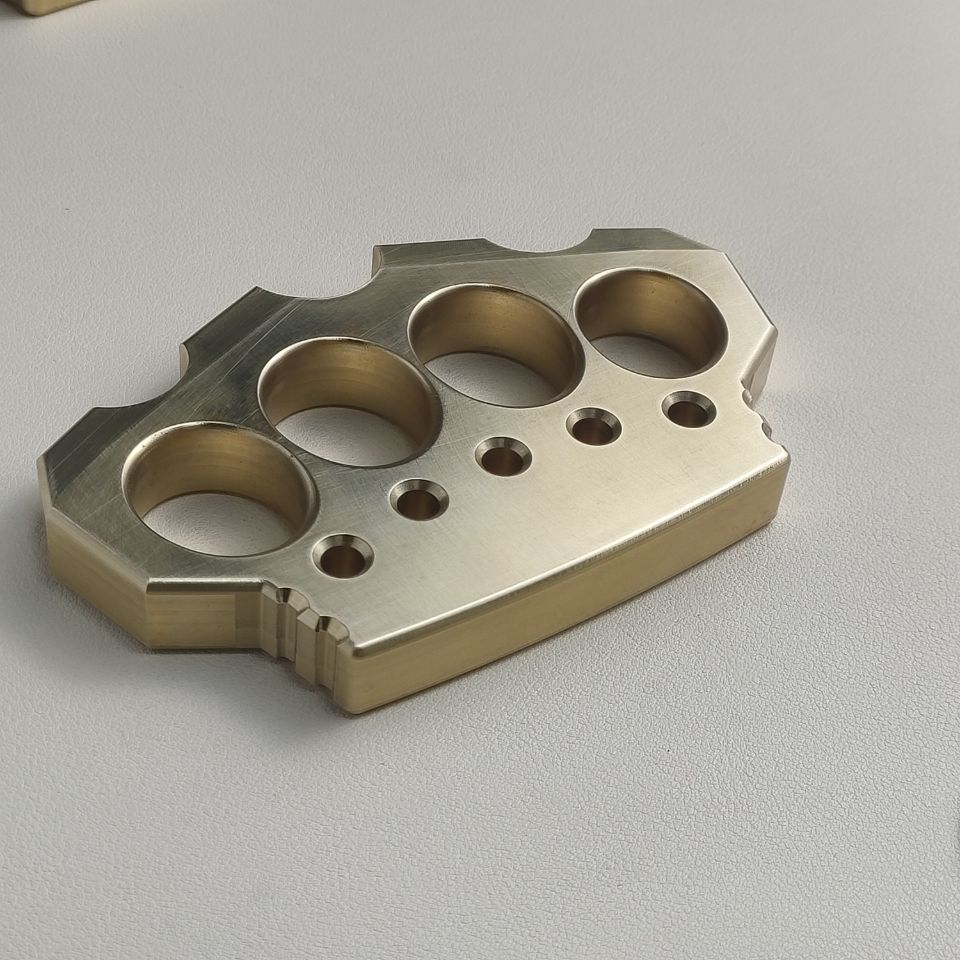 Solid Brass Knuckle Duster Defense Boxing Emergency Window Breaking Grappling Fighting EDC Tool - Image 5