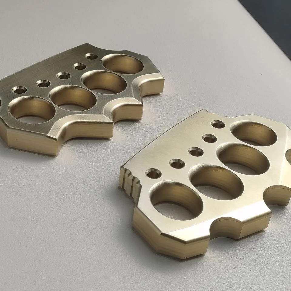 Solid Brass Knuckle Duster Defense Boxing Emergency Window Breaking Grappling Fighting EDC Tool - Image 7