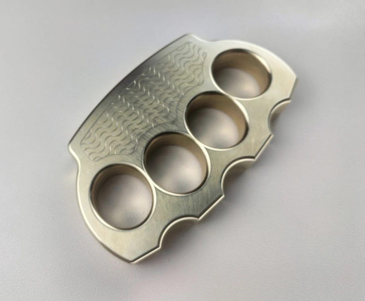 Solid Pure Brass Sturdy Knuckle Duster Self-defense Broken Windows Outside Boxing Grappling Fighting Protective Gear - Image 13