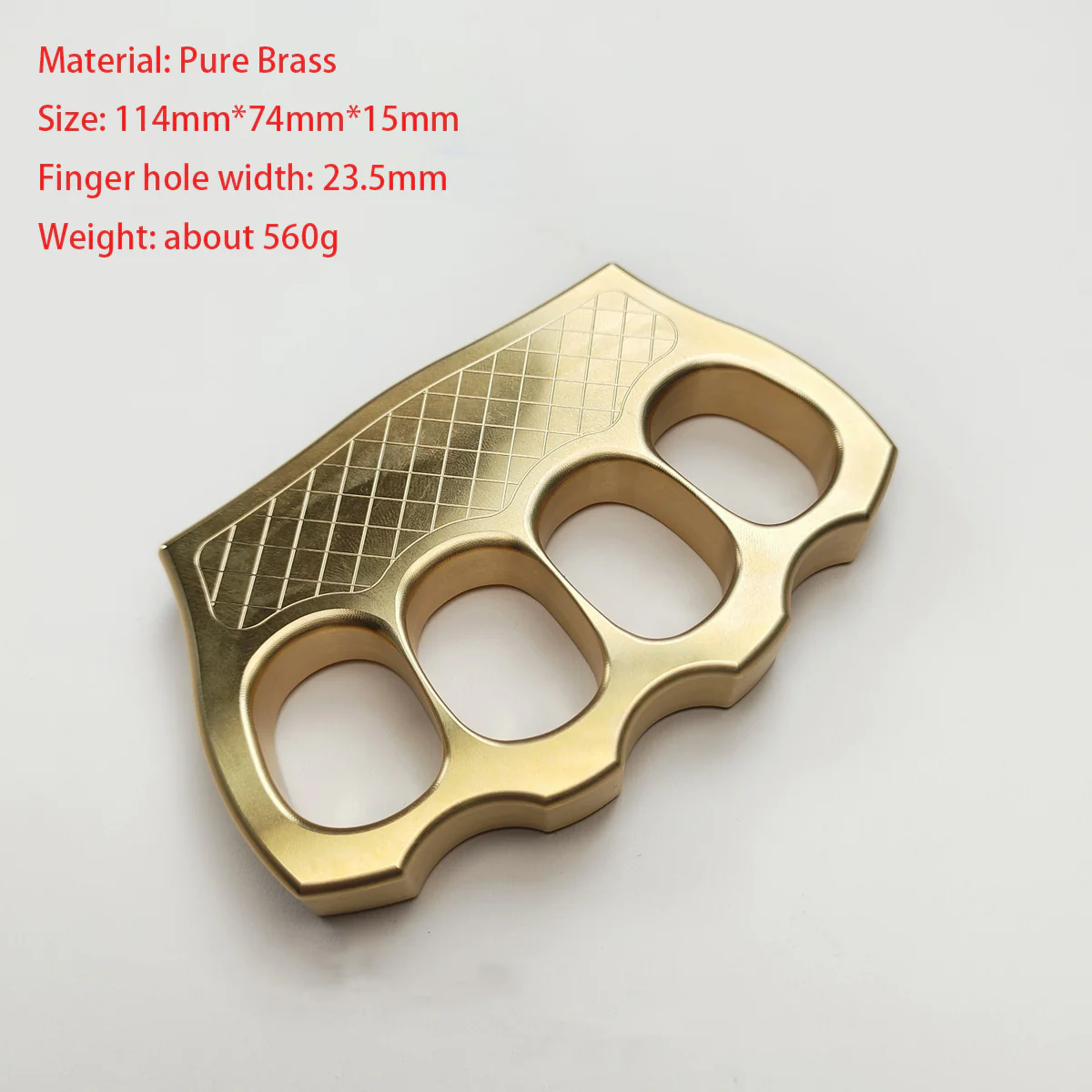 Solid Pure Brass Sturdy Knuckle Duster Self-defense Broken Windows Outside Boxing Grappling Fighting Protective Gear - Image 15