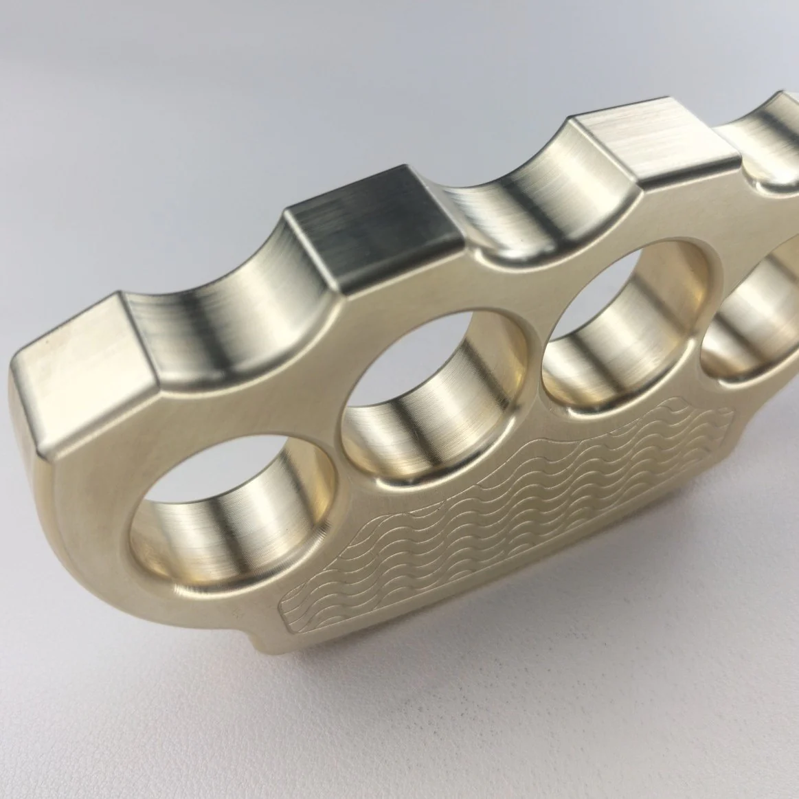 Solid Pure Brass Sturdy Knuckle Duster Self-defense Broken Windows Outside Boxing Grappling Fighting Protective Gear - Image 6