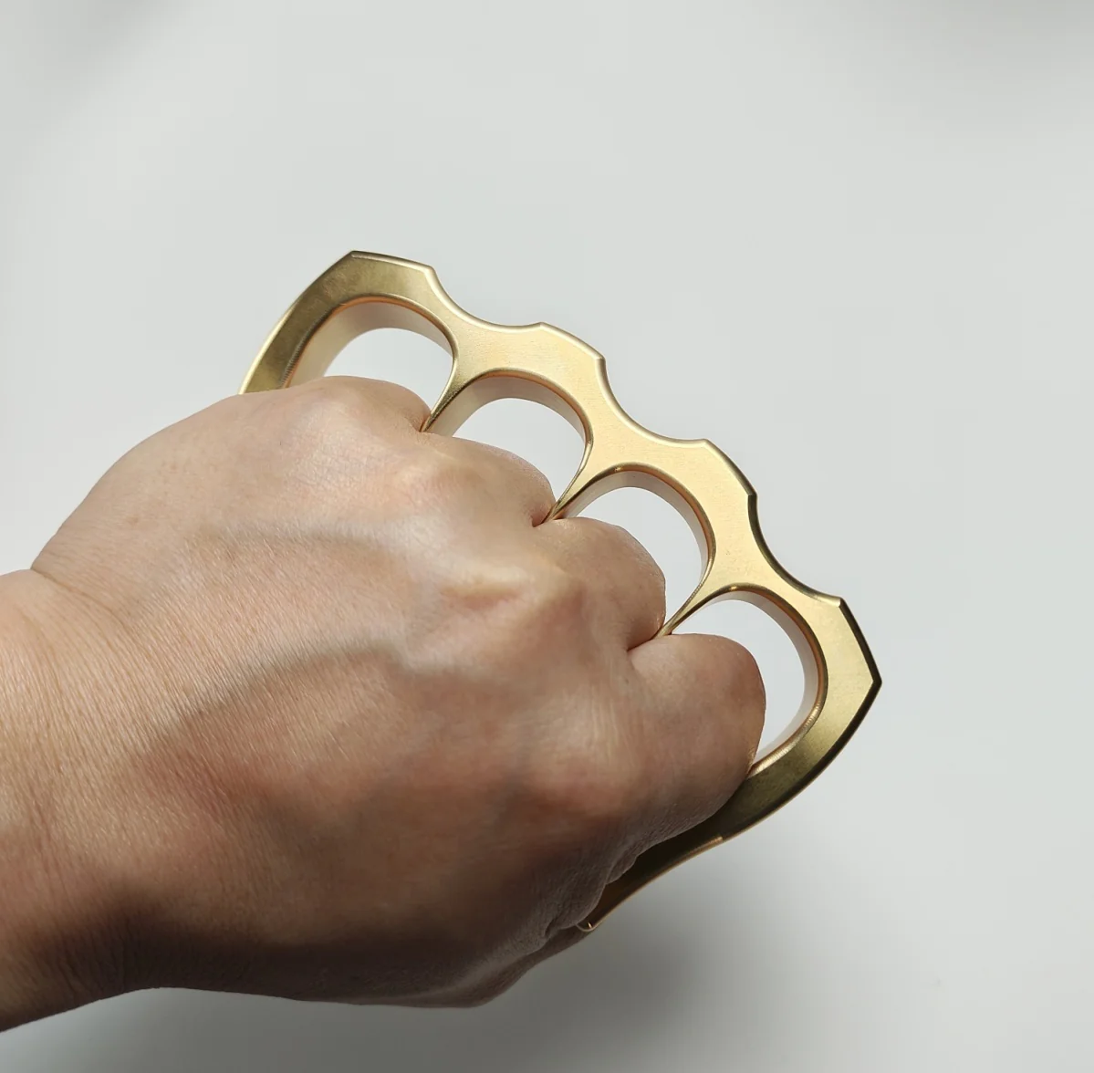 Solid Pure Brass Sturdy Knuckle Duster Self-defense Broken Windows Outside Boxing Grappling Fighting Protective Gear - Image 8