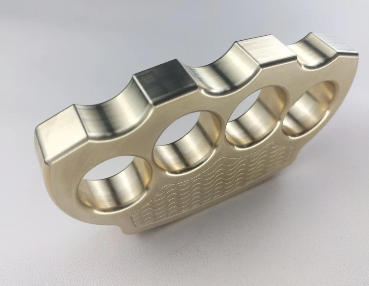 Solid Pure Brass Sturdy Knuckle Duster Self-defense Broken Windows Outside Boxing Grappling Fighting Protective Gear - Image 9