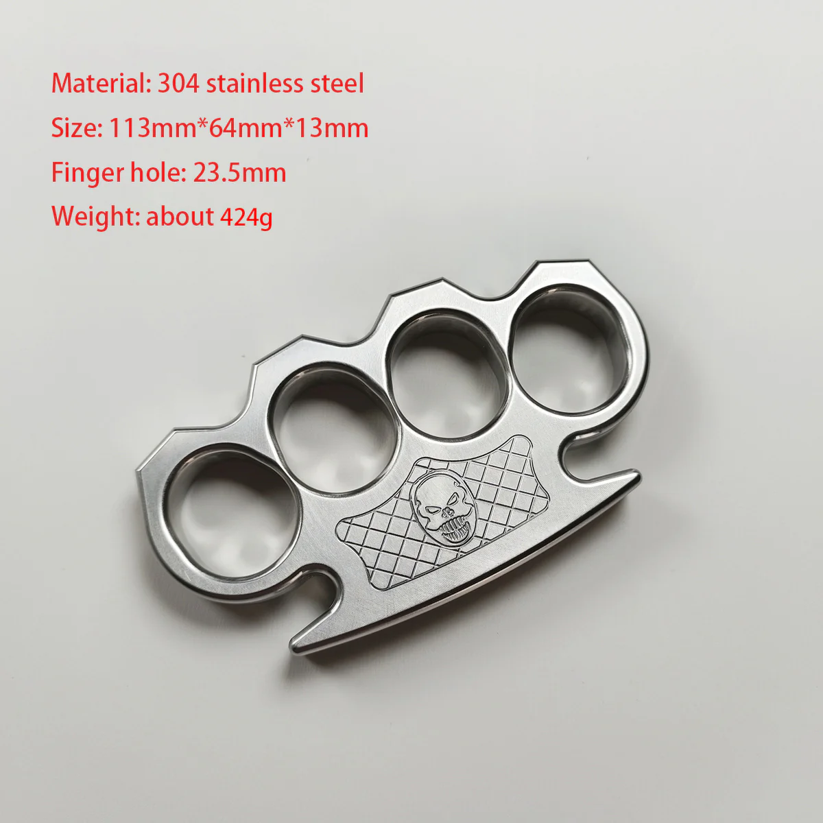 Solid Stainless Steel Knuckle Duster Defense Boxing Emergency Window Breaking Fighting EDC Tool - Image 13