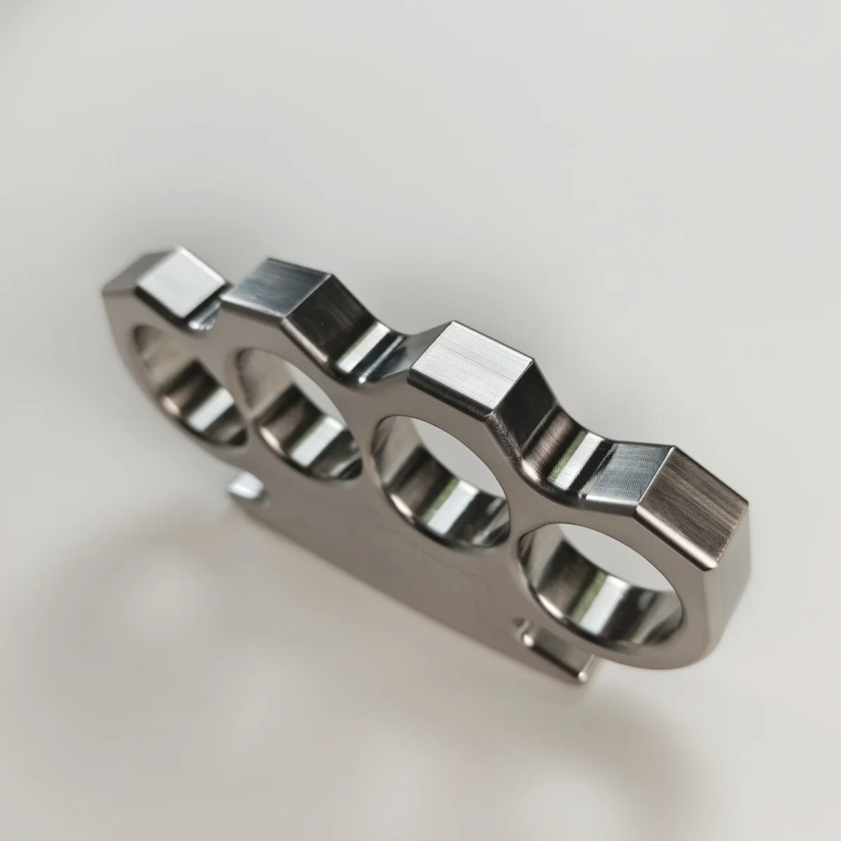 Solid Stainless Steel Knuckle Duster Defense Boxing Emergency Window Breaking Fighting EDC Tool - Image 5