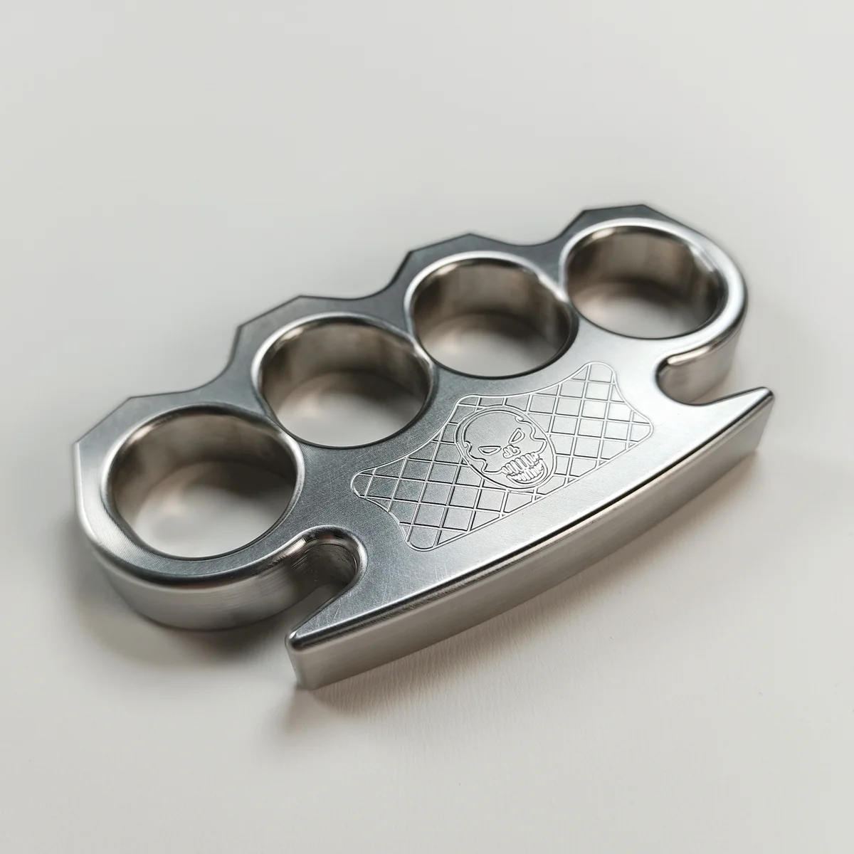 Solid Stainless Steel Knuckle Duster Defense Boxing Emergency Window Breaking Fighting EDC Tool - Image 6