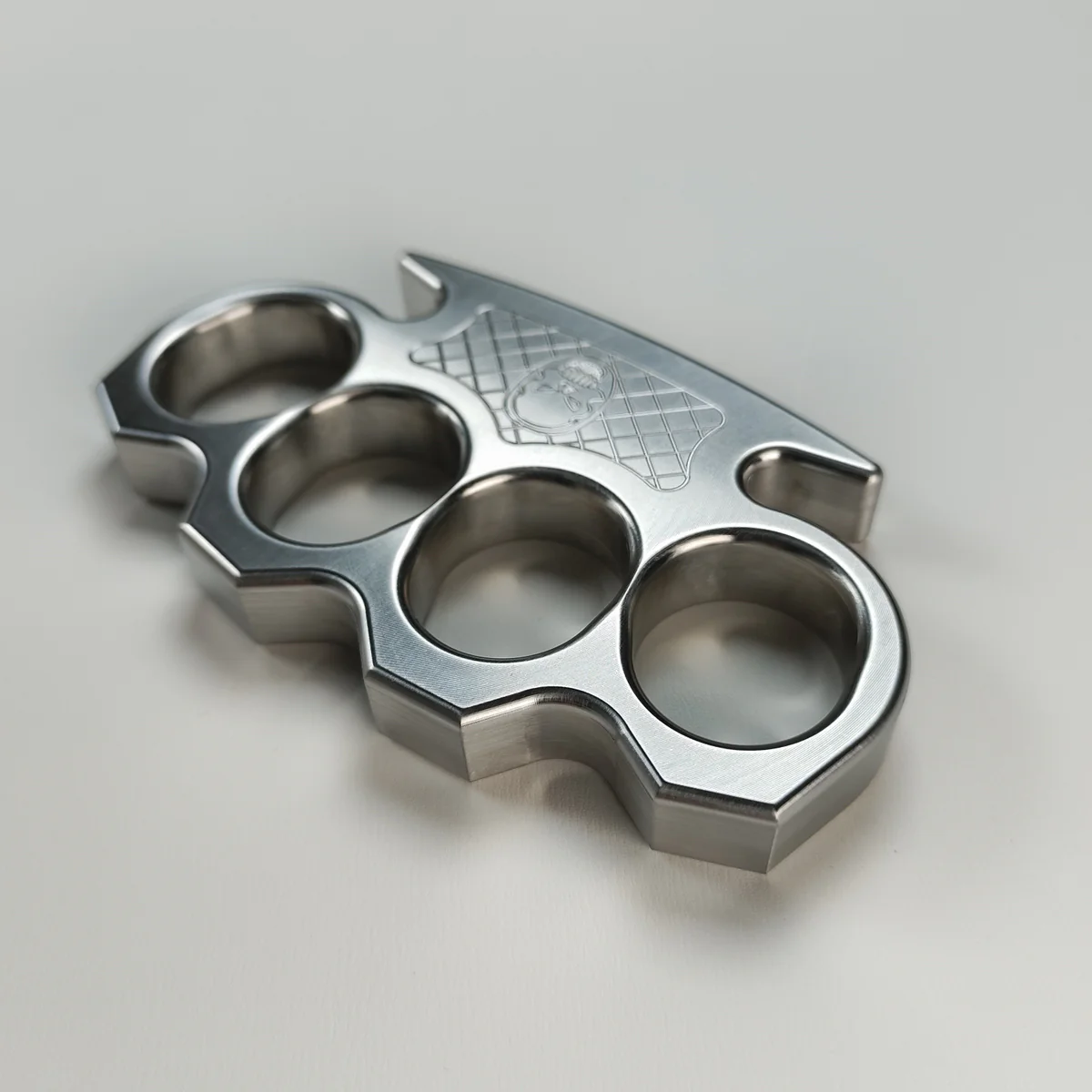 Solid Stainless Steel Knuckle Duster Defense Boxing Emergency Window Breaking Fighting EDC Tool - Image 7